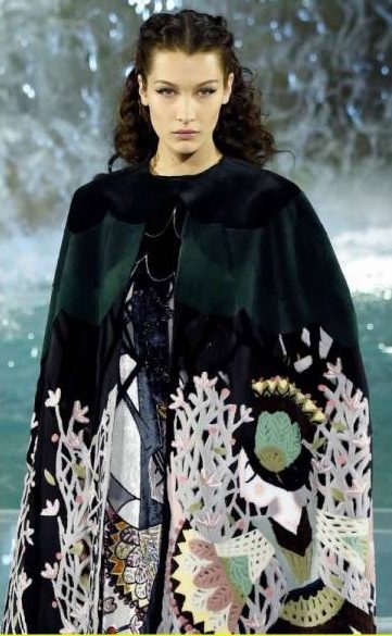 Bella Hadid on Fendi's 90 Year Anniversary show