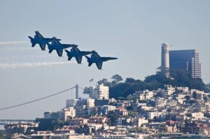 travelling san francisco in fleet week