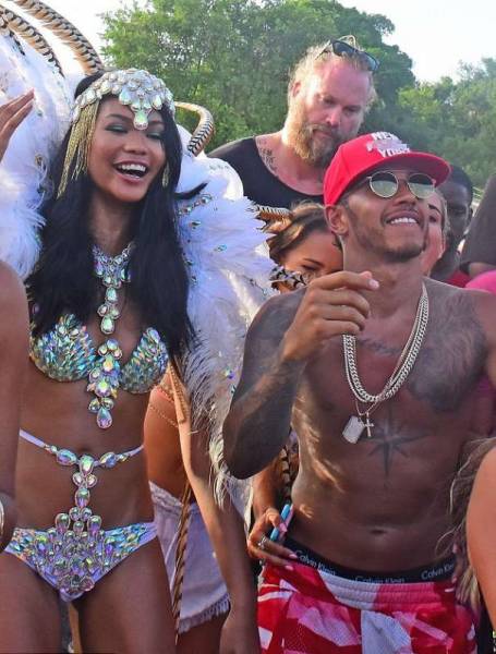 Supermodel Chanel Iman Celebrating Barbados Festival