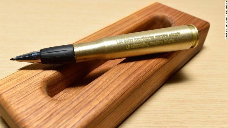 Farc Colombia Bullet Peace Pen