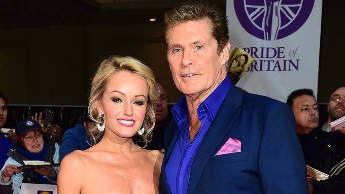 David Hasselhoff And Hayley Roberts