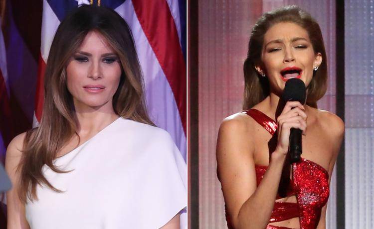 Gigi Hadid Mocks Melania Trump