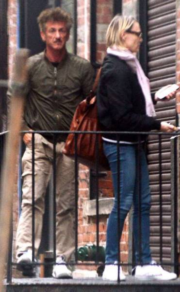 Sean Penn Robin Wright NYC
