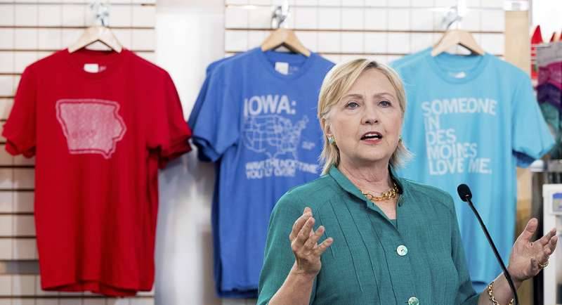 Clinton wrestles with a stubborn swing state