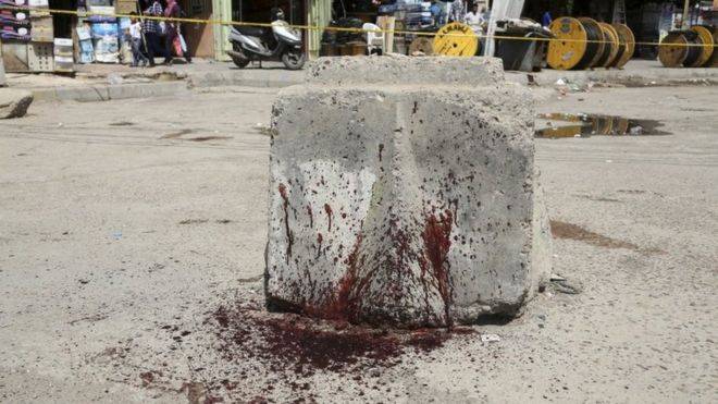 IS claims blasts that killed at least 17 in Baghdad