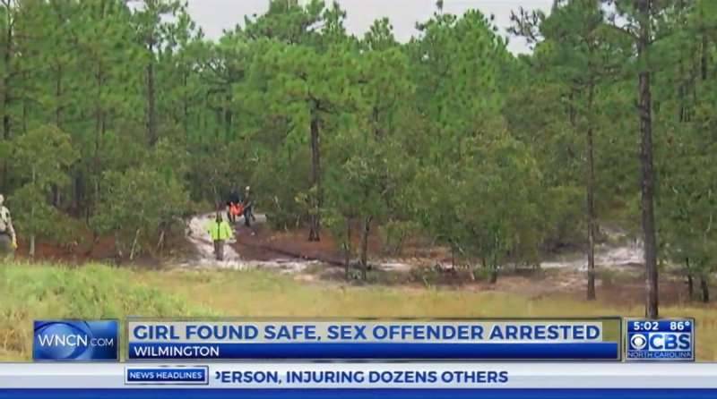 Missing North Carolina 6-year-old found chained to tree; sex offender arrested for kidnapping