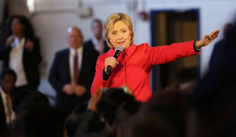 Hillary Clinton calls Donald Trump’s scorched-earth strategy desperate