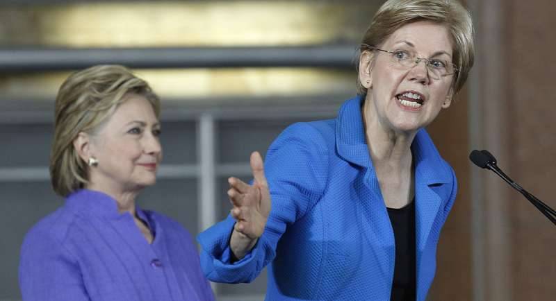 Warren wing wants Clinton to crack down on Apple, Google and Amazon