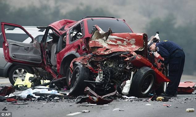 Wrong-way driver kills 5 teens, steals police car, officials say