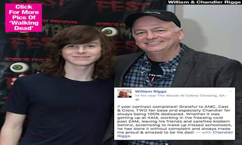 Chandler Riggs Leaving Walking Dead