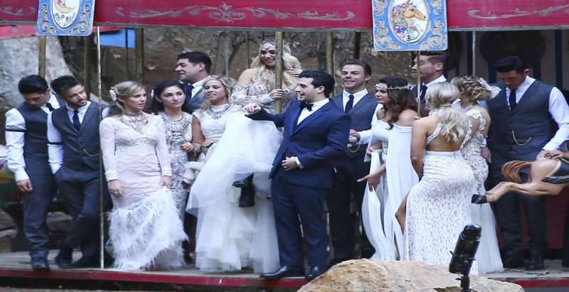 Mark Ballas and BC Jean Sparkled Like a DWTS Dancer at Their Wedding