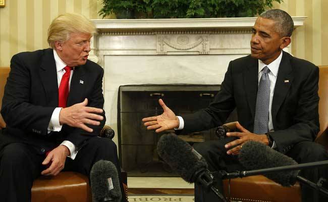 Trump meets with Obama at the White House as whirlwind transition starts