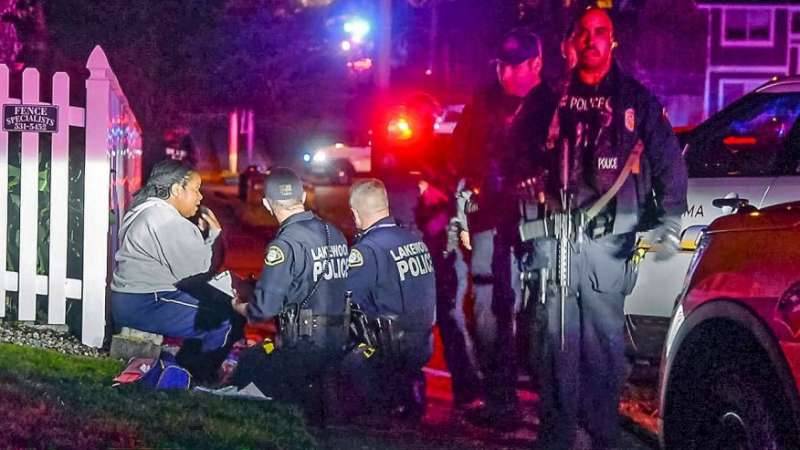 Wash. police officer shot responding to domestic violence call