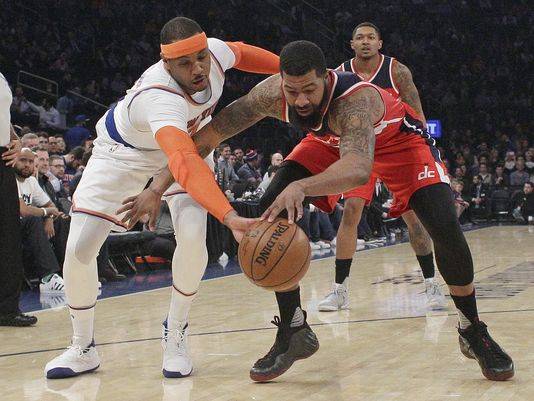 Melo’s efforts fall short as Wizards sixth man steps in