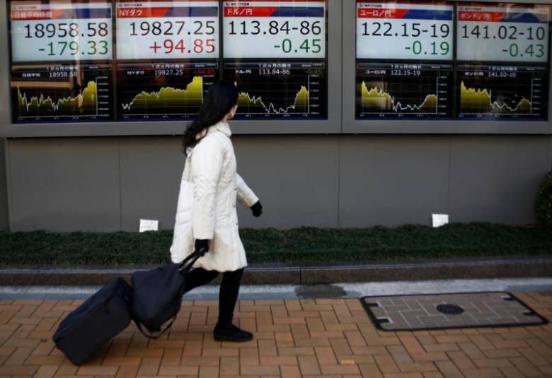 Asia shares down, euro pressured by doubts over Trump’s policies, French election