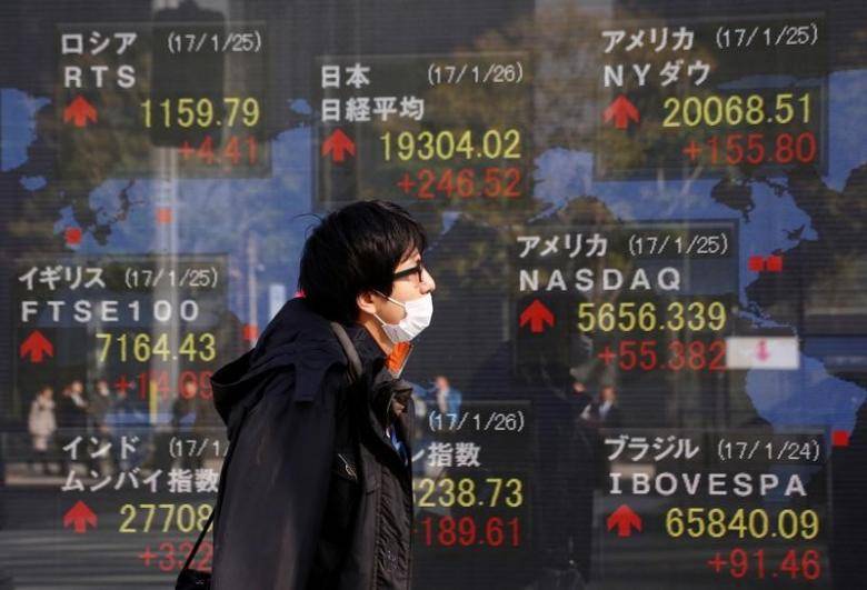 Asian stocks test new 19-month highs, some markets seen overvalued