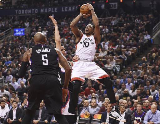 DeRozan, Raptors overcome Griffin’s triple-double