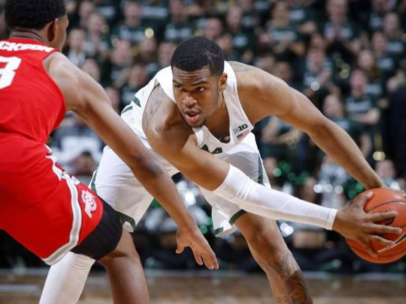 Ellis 3-pointers help Michigan State beat Ohio State 74-66