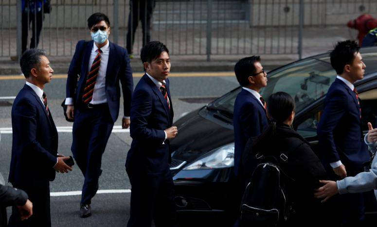 Seven Hong Kong policemen guilty of assault on pro-democracy activist