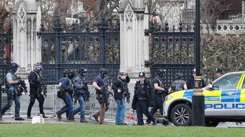 Assailant shot dead after 4 killed near Parliament