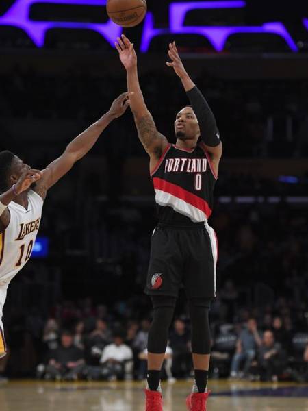 Blazers beat Lakers 97-81, tie Denver for final spot in West