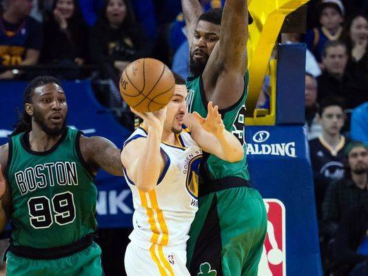 Celtics hand sloppy Warriors another rare home loss