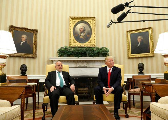 Iraq’s Abadi says he wins Trump’s assurances of more U.S. support