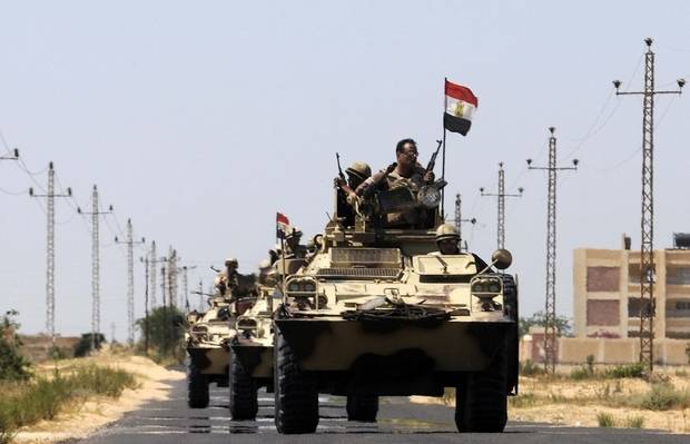 Ten Egyptian soldiers killed in Sinai fighting