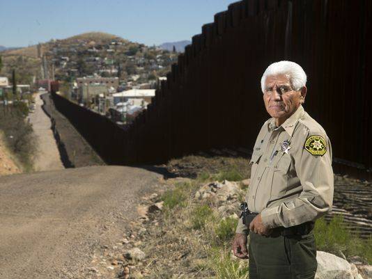 The Arizona lawman challenging President Trump’s border wall