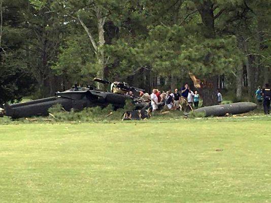 1 dead, 2 hurt after Army helicopter crashes in Maryland