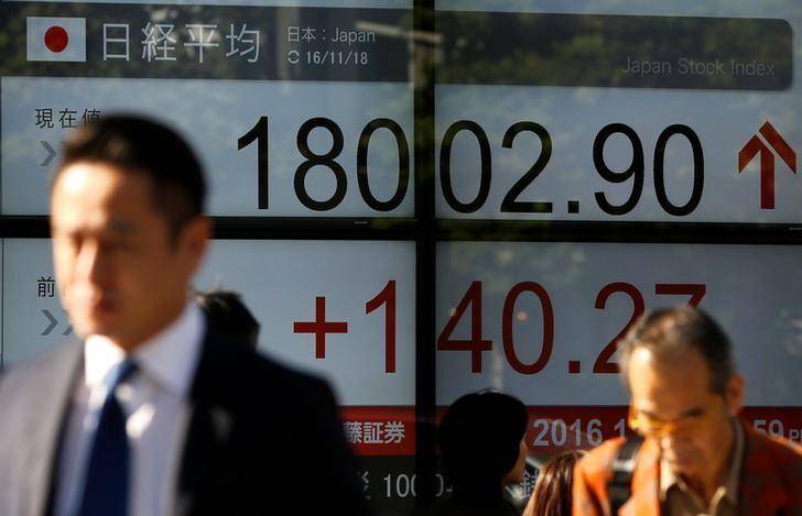 Asia stocks near two-year high, euro steady as French vote lifts mood