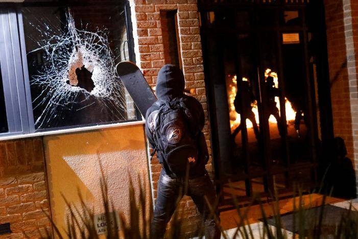 Brazil protesters, police clash in first general strike in decades