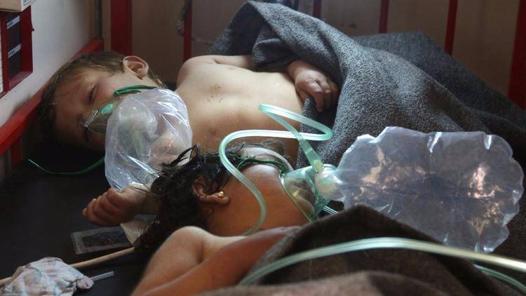Chemical attack in Syria reportedly kills 58, including 11 children