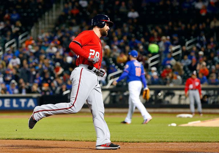 Daniel Murphy’s First-Inning Grand Slam Powers Nationals Past Slumping Mets