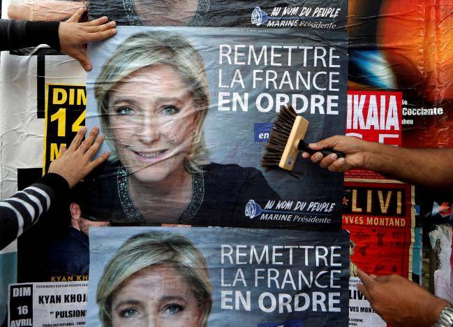 Global stocks struggle as French elections loom, North Korea worries