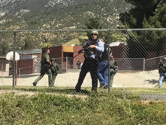 Gunman sprays bullets into Calif. elementary classroom, killing teacher, child