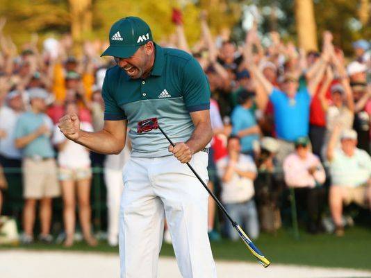 Sergio Garcia finally rises to the occasion at Masters to win first major