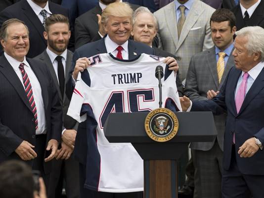 Trump blasts New York Times over Patriots photo flap