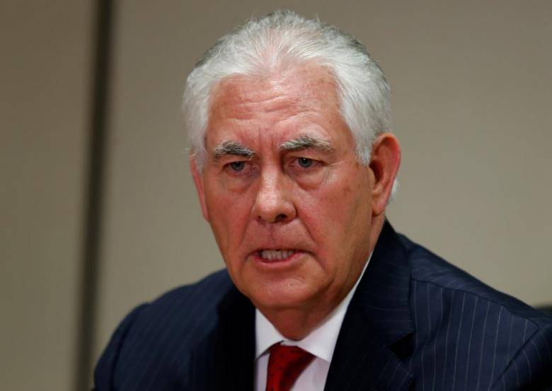 U.S. air strike gives Tillerson a boost for Moscow talks