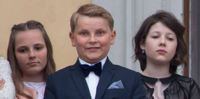 Cheeky Little Norwegian Prince Dabs During the King and Queen Birthday Celebrations