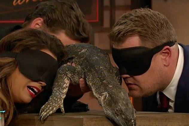 Eva Longoria Unexpectedly Nuzzles a Lizard and Her Reaction Will Have You Laughing Out Loud