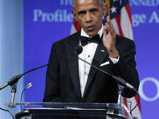 In speech, Obama takes aim at Trump, Republicans