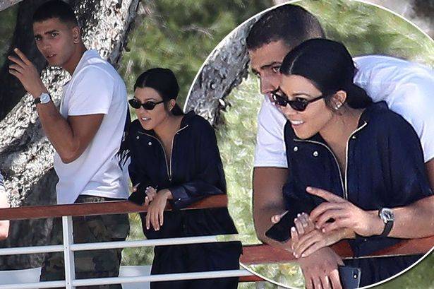 Kourtney Kardashian and Younes Bendjima Pack on the PDA Near Cannes