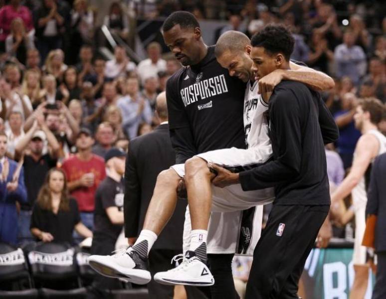 Parker injured as Spurs level series with Rockets