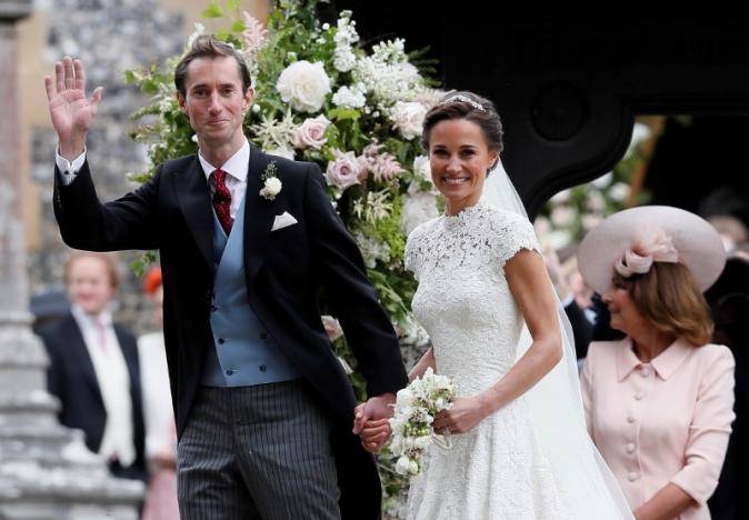 Royal sister-in-law Pippa takes spotlight in star-studded British wedding