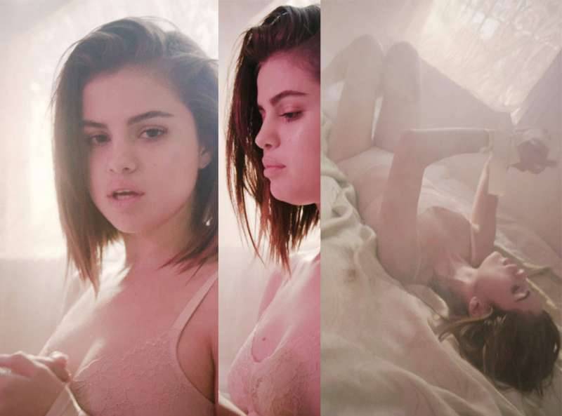 Selena Gomez Wears Nothing but Spanx in “Bad Liar” Video