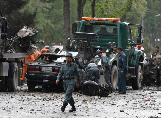 Suicide attack on NATO convoy in Kabul kills eight civilians