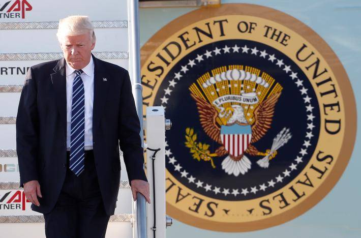 Trump arrives in Italy to meet Pope Francis, Italian leaders