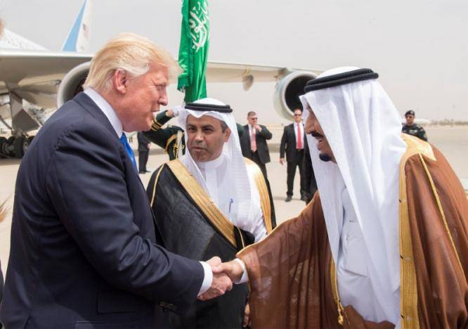 Under fire at home, Trump in Saudi on first foreign trip