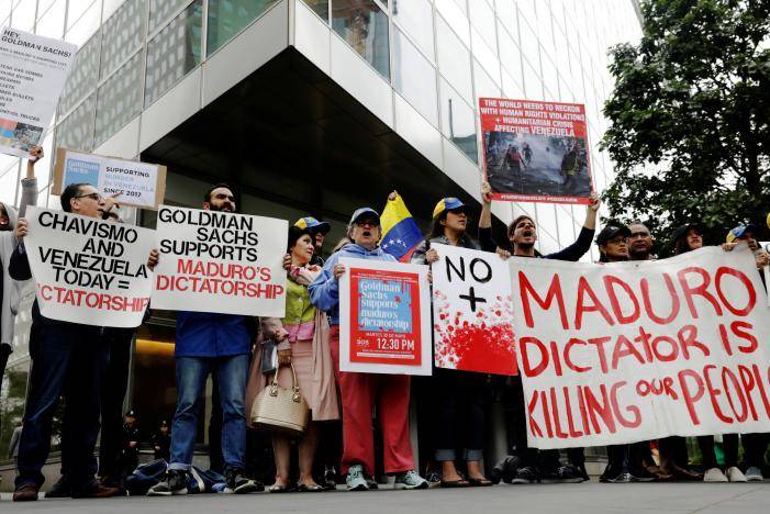Venezuelan opposition condemns Goldman for $2.8 billion bond deal